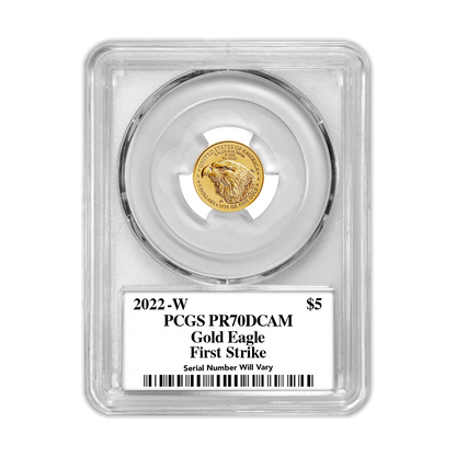 2022 $5 Gold Eagle PCGS PF70 First Strike Truman's Triumph