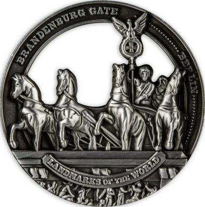 2022 Landmarks of the World Coin - Brandenburg Gate - Cook Islands