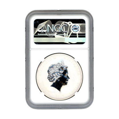 2017 Dragon & Phoenix Error 1 Oz Silver - Perth Mint - Business Strike  - NGC MS69