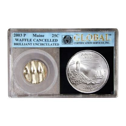 2003 Maine Quarter Mint Canceled - Global Certified