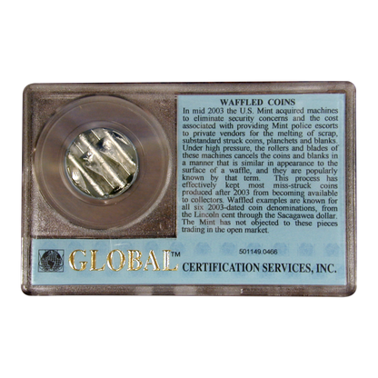 2003 Maine Quarter Mint Canceled - Global Certified