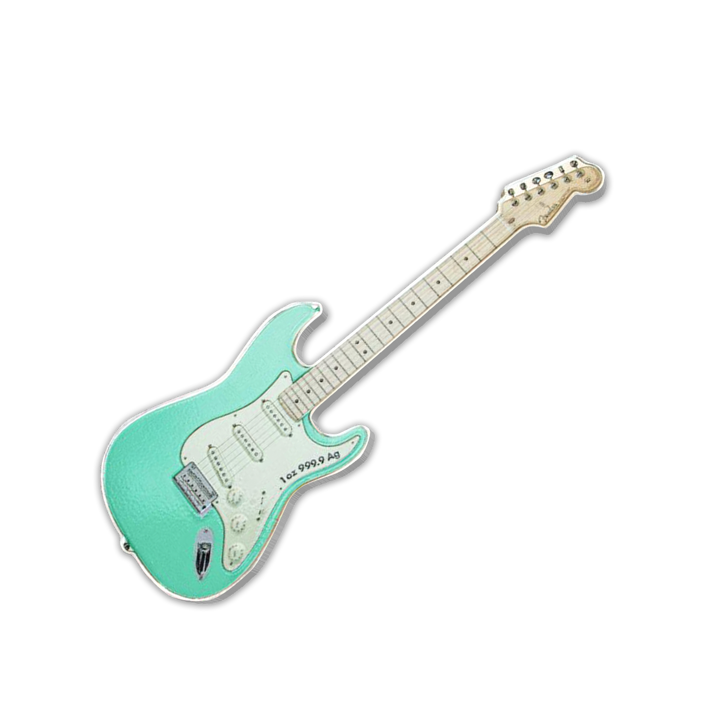 2022 1oz Solomon Islands Silver Fender Stratocaster