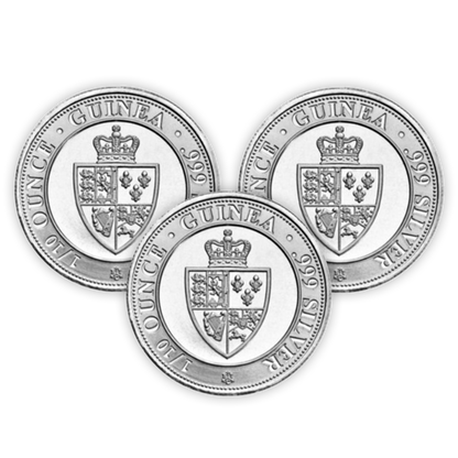 St. Helena Spade Guinea Shield 1/10 oz  - 3 Pack