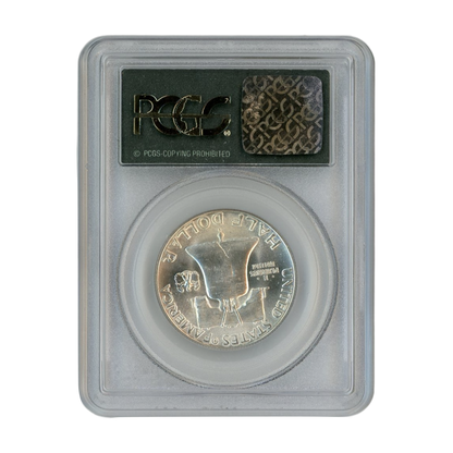 1948 Franklin Silver Half Dollar- PCGS MS64FBL Sight White Old Green Holder