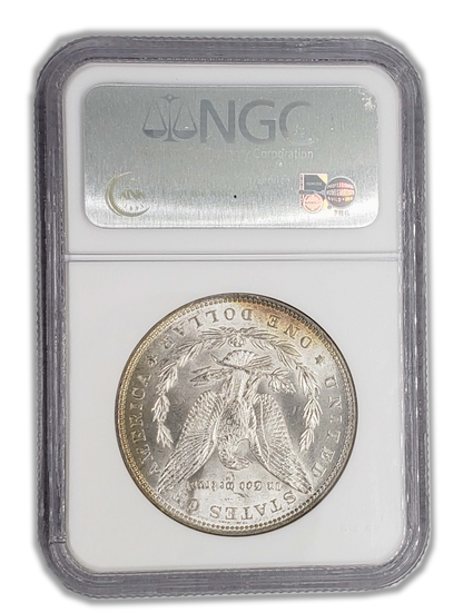 1886 Morgan Silver Dollar Philadelphia - NGC MS64 VAM 1C Toning