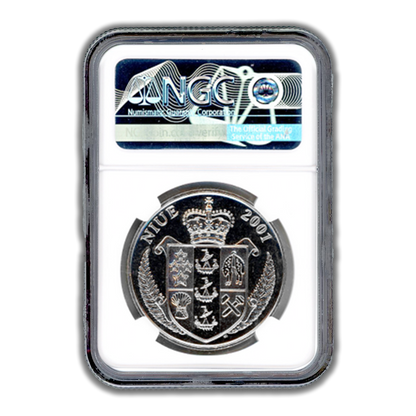 2001 Niue Pokemon Squirtle $1 Coin - NGC MS67