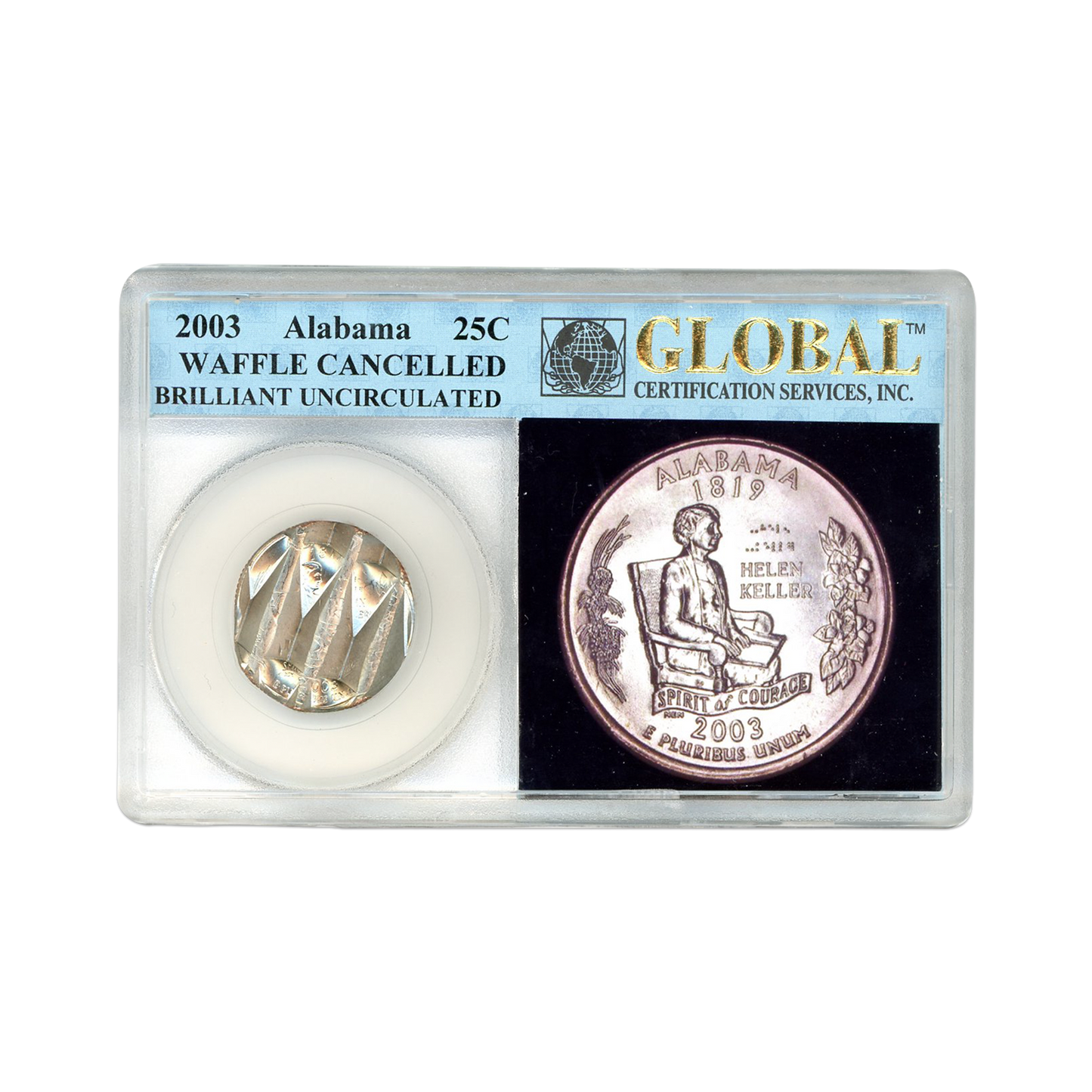 2003 Alabama Quarter Mint Canceled - Global Certified