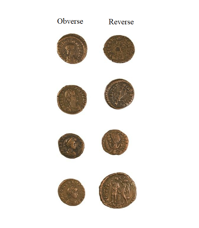 Ancient Roman Bronze Coin - Fall of Rome 4 Coin Set