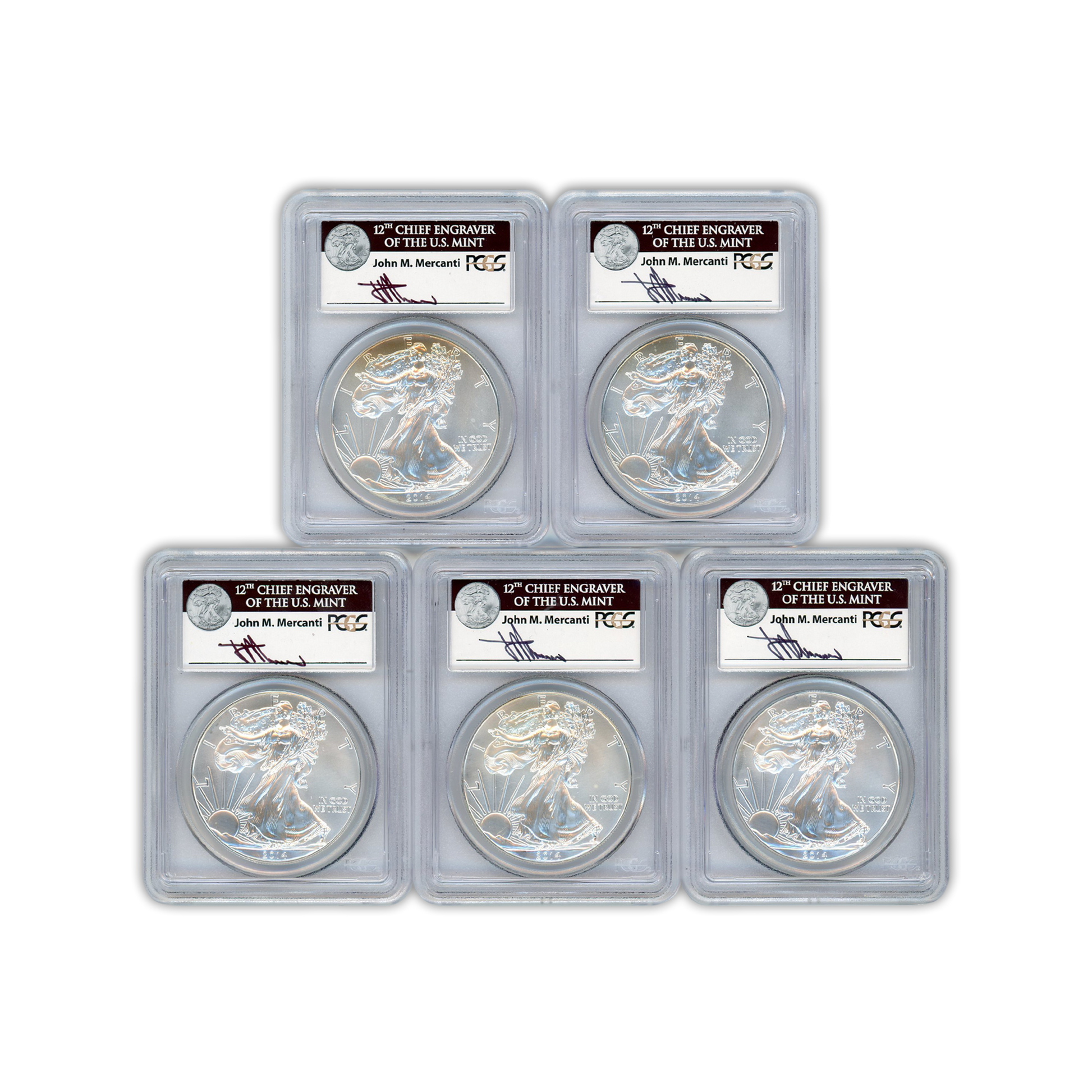 Grab Bag:  2014 Mercanti Silver Eagle - First 10 Boxes - CoinsTV