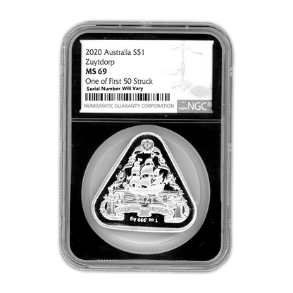 2020 Australia Zuytdorp - 1 oz .999 Silver Coin NGC MS69