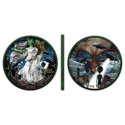 PREORDER: 2023 Alien Invasion Silver Eagle - Icon Mint