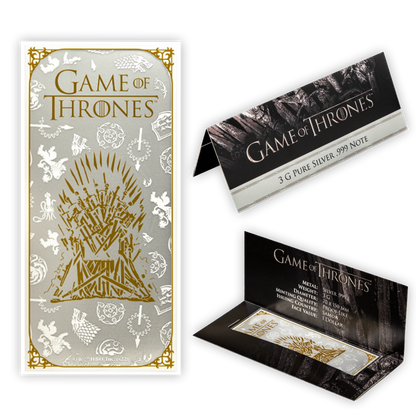 Game of Thrones Silver Note