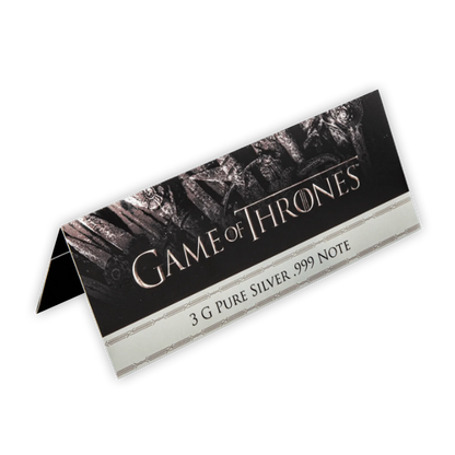 Game of Thrones Silver Note