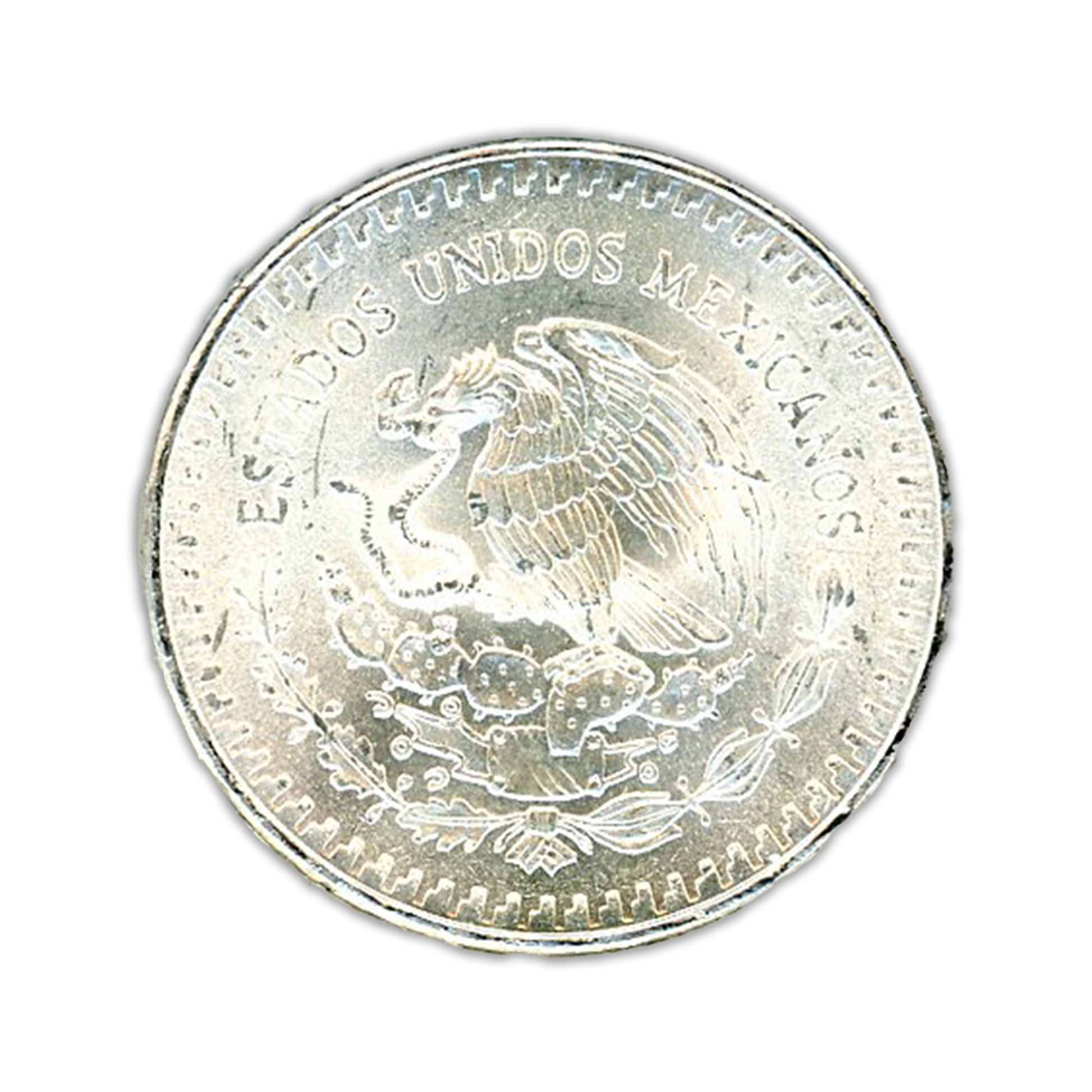 1982 Mexican Libertad - 1oz Silver BU - CoinsTV