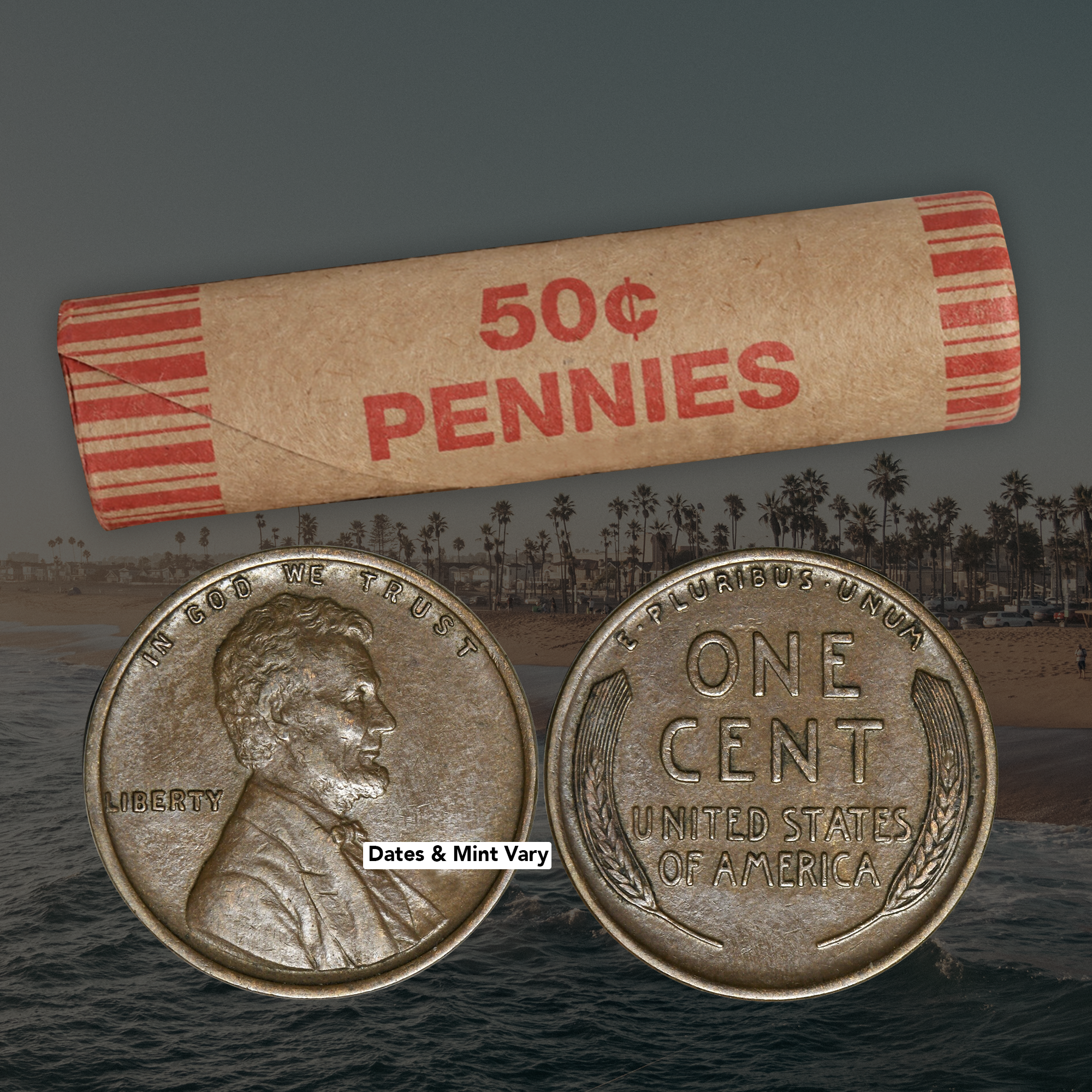 Interaktion arbejder Forkæl dig Unsearched Lincoln Cents Roll of 50 - Golden Coast Hoard | CoinsTV