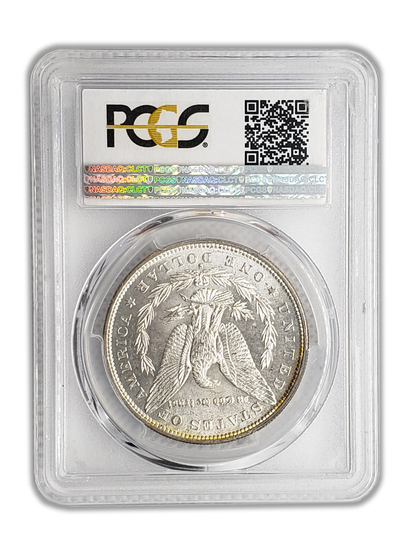 1879 Morgan Silver Dollar San Francisco - PCGS MS66+ CAC Toning - CoinsTV