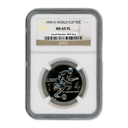 1994-D World Cup Half Dollar - NGC MS69 PL Prooflike