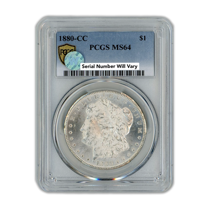 1880-CC Morgan Silver Dollar Carson City - MS64 Sight White