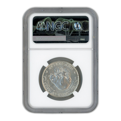 1936 Albany Silver Half Dollar Commemorative - NGC MS64 Sight White