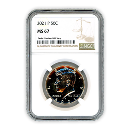 2021 P Kennedy Half Dollar NGC MS67