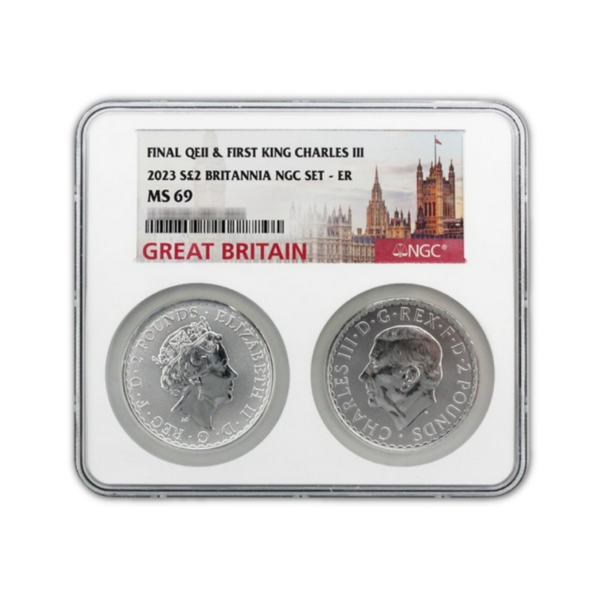 2023 Great Britian Final Queen Elizabeth II & First King Charles