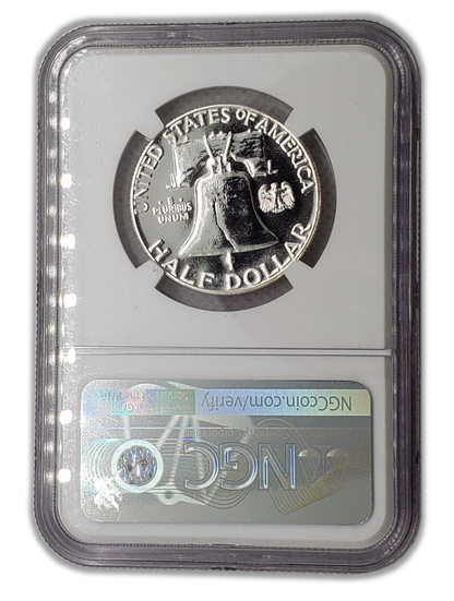 1958 Franklin Silver Half Dollar - NGC PF66 Sight White