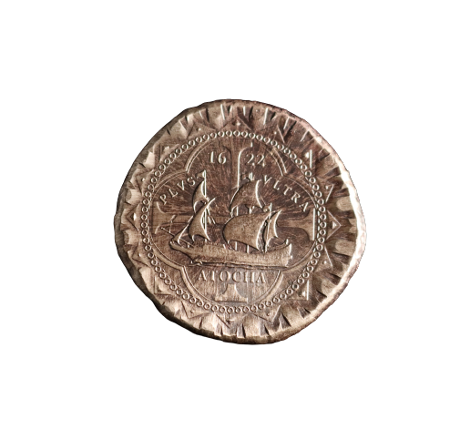 1622 Atocha Shipwreck Silver Coin - Restrike (2015)