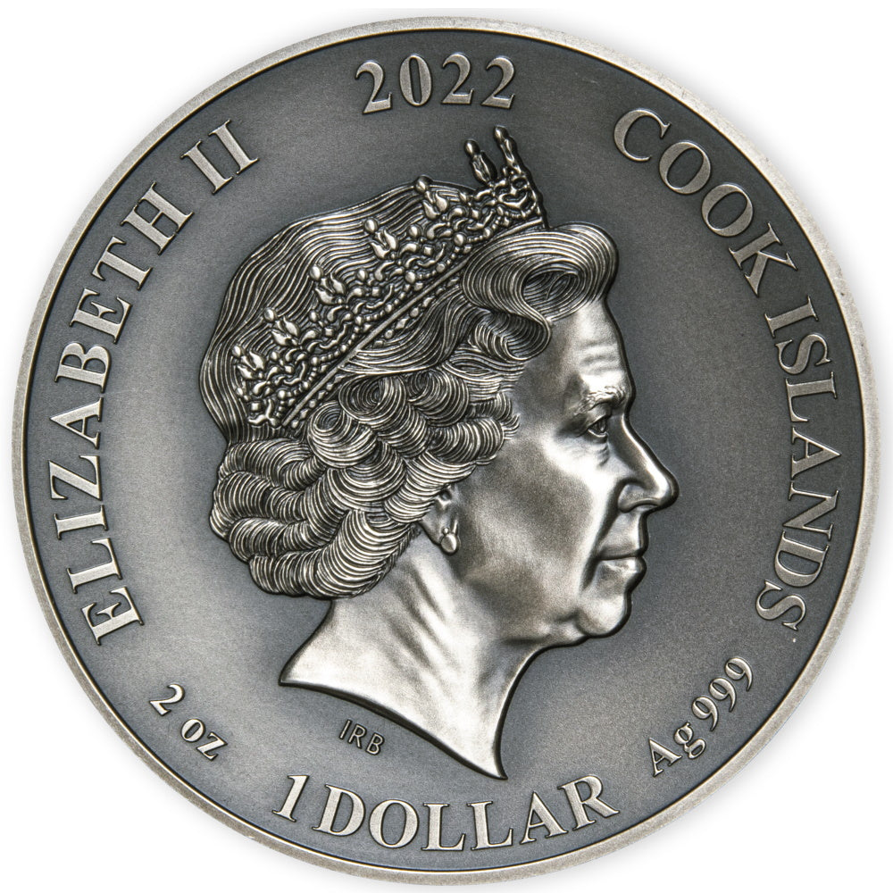 2022 Norse Gods Heimdall 2 oz Silver Gold Plating