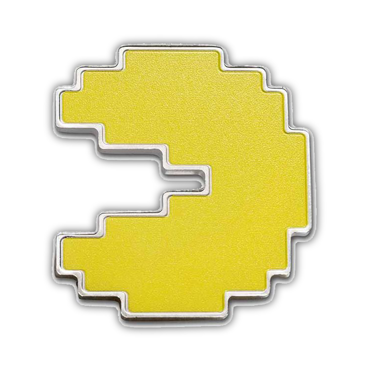 2021 PAC-MAN 40th Anniversary 1oz Silver Colorized Coin