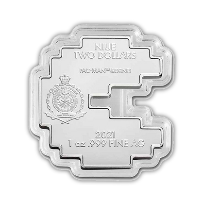 2021 PAC-MAN 40th Anniversary 1oz Silver Colorized Coin