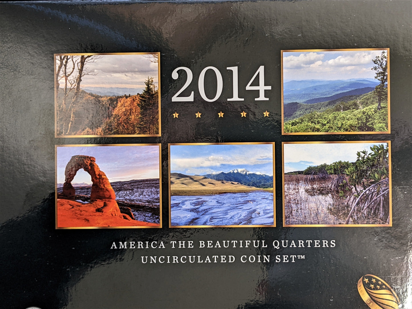 2014 America the Beautiful Quarters - Uncirculated Coin Set - OGP - CoinsTV