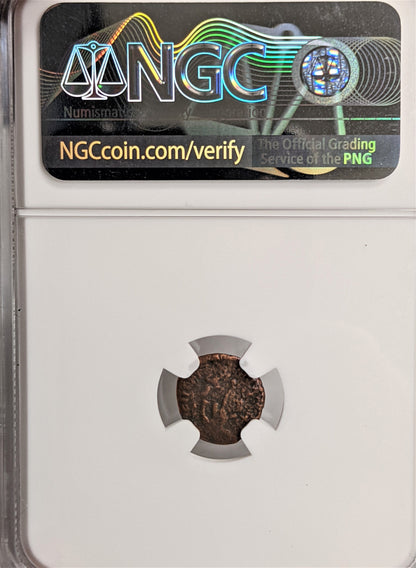 Ancient Roman Bronze Coin - Theodosius I - Decline and Fall - NGC Certified
