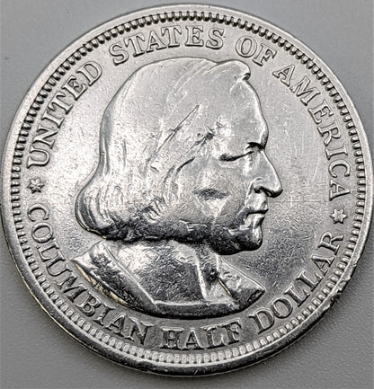 1893 Columbian Exposition Silver Half Dollar - Brilliant Uncirculated