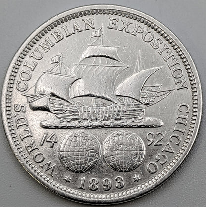 1893 Columbian Exposition Silver Half Dollar - Brilliant Uncirculated