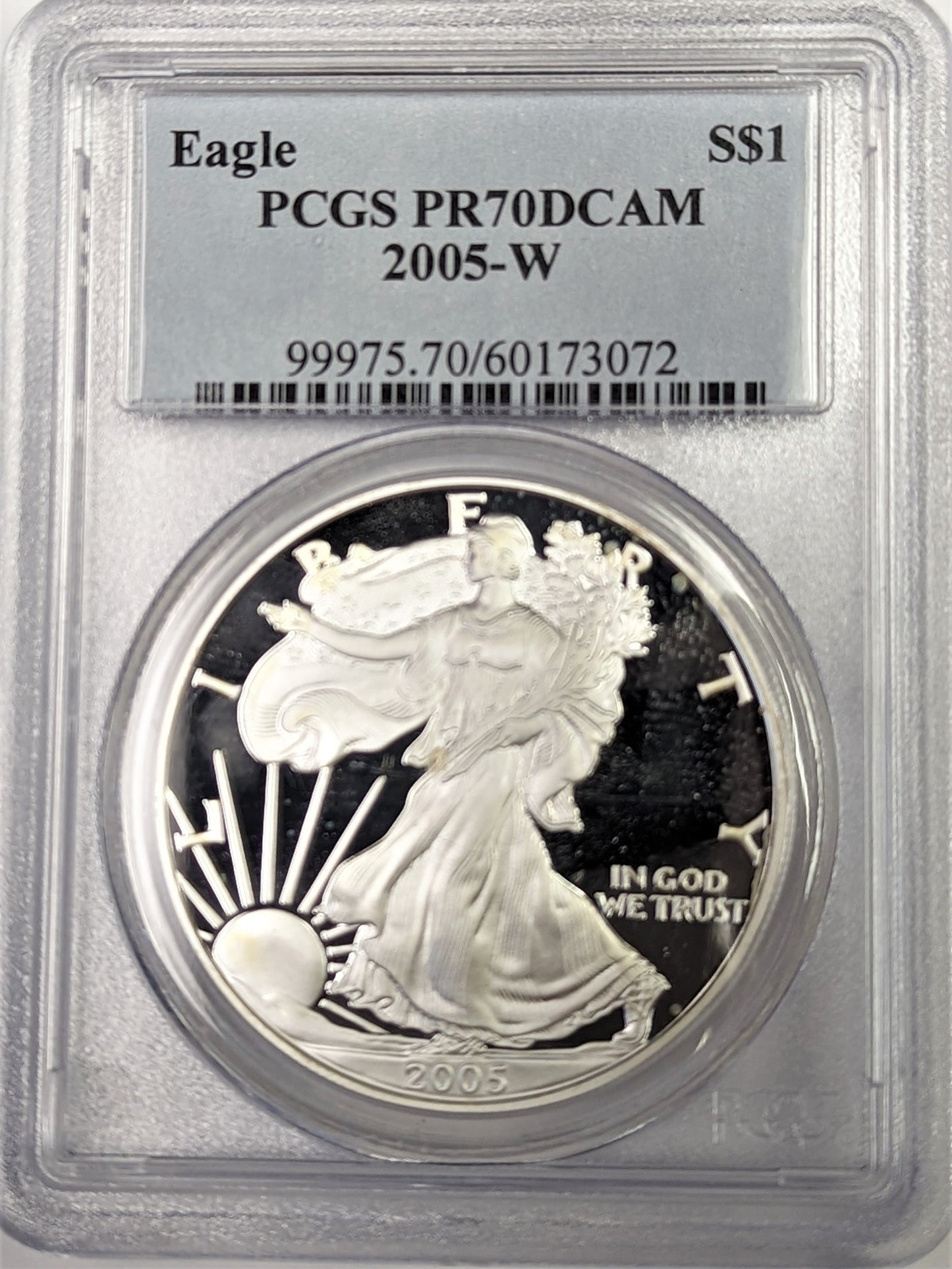 2005 W Silver Eagle - Proof - PCGS PR70DCAM