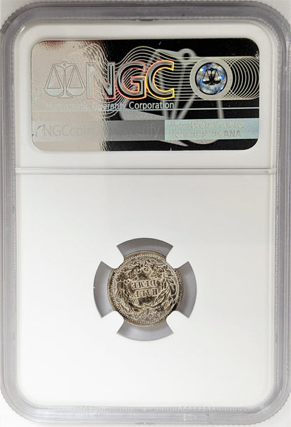 1863-S Seated Liberty Half Dime - San Francisco - NGC MS61 - CoinsTV