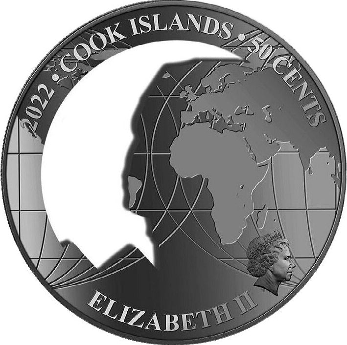 2022 Landmarks of the World Coin - Pyramids of Giza - Cook Islands