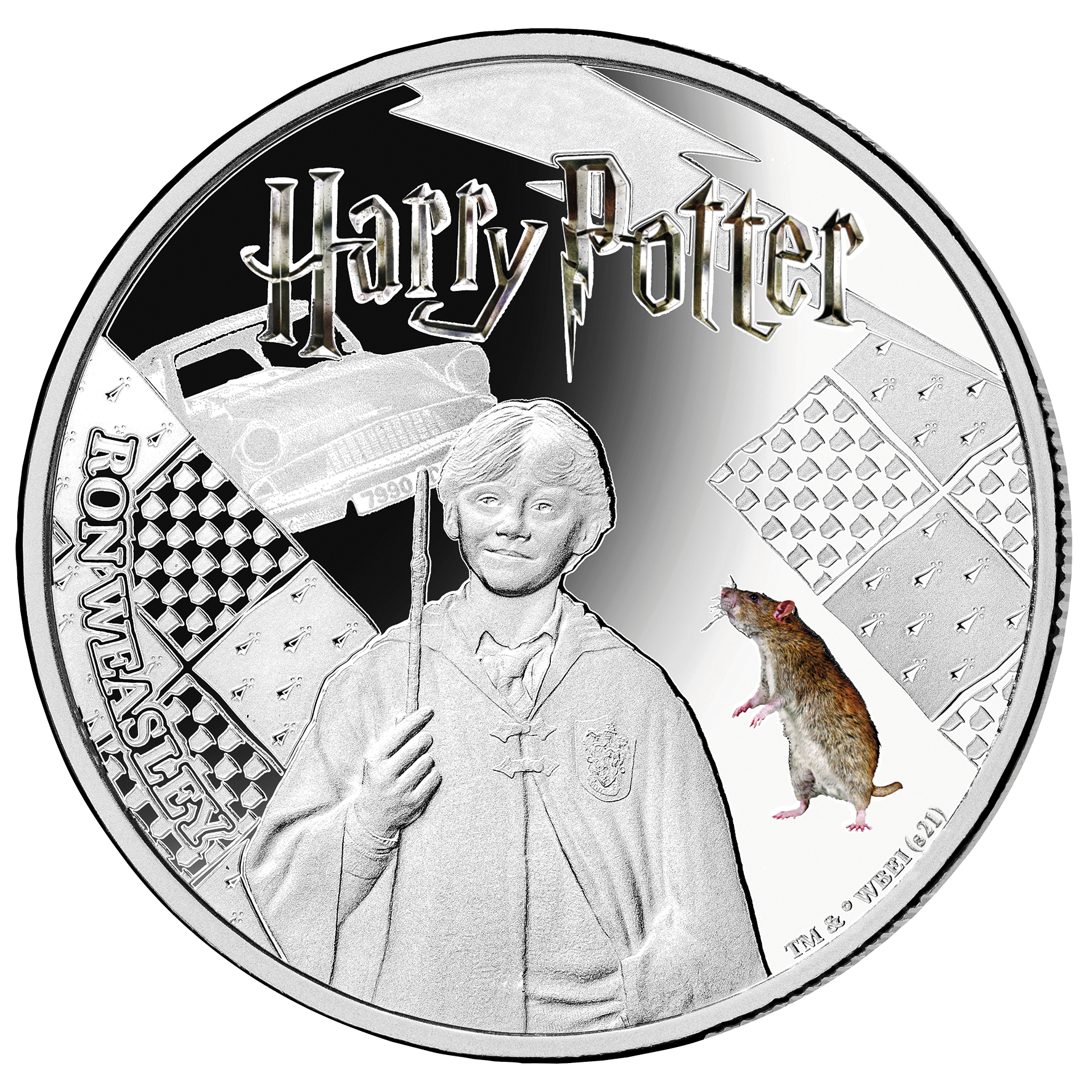 2021 Wizarding World of Harry Potter 1 Oz Silver Coin 3 pc Proof Set - CoinsTV