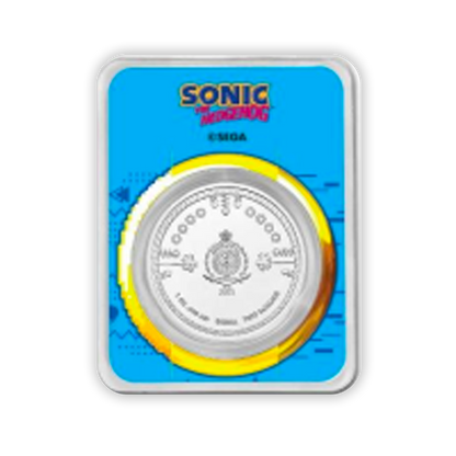 2021 Sonic the Hedgehog - 30th Anniversary - Colorized Set - 1 Oz Silver