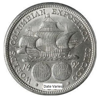 Columbian Exposition Silver Half Dollar Grab Bag - About Uncirculated