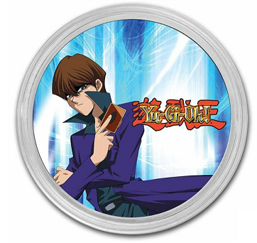 2022 1 oz Silver Yu-Gi-Oh Seto & Blue Eyes Dragon Tin Set