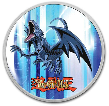 2022 1 oz Silver Yu-Gi-Oh Seto & Blue Eyes Dragon Tin Set