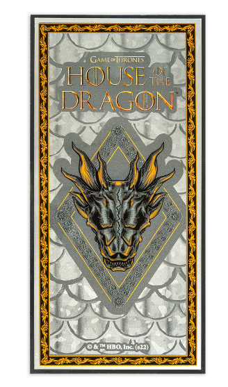 Game of Thrones - House of the Dragon Silver Note - DELUXE Packaging Samoa