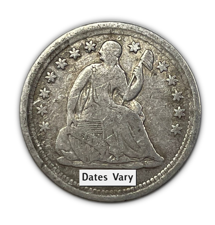 Seated Liberty Half Dime - Collectors Quality Circulated