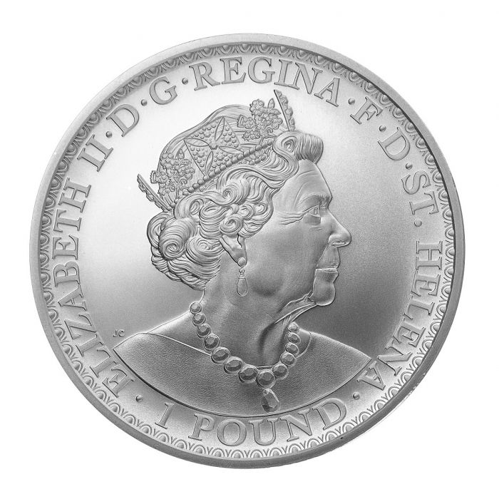 2020 1 oz St Helena Una and the Lion .999 Silver Coin - Brilliant Uncirculated