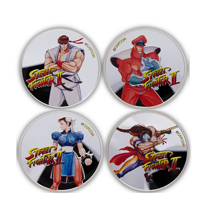 2021 1 oz Fiji Street Fighter II - 30th Anniversary  1oz Silver- 4 Coin Set