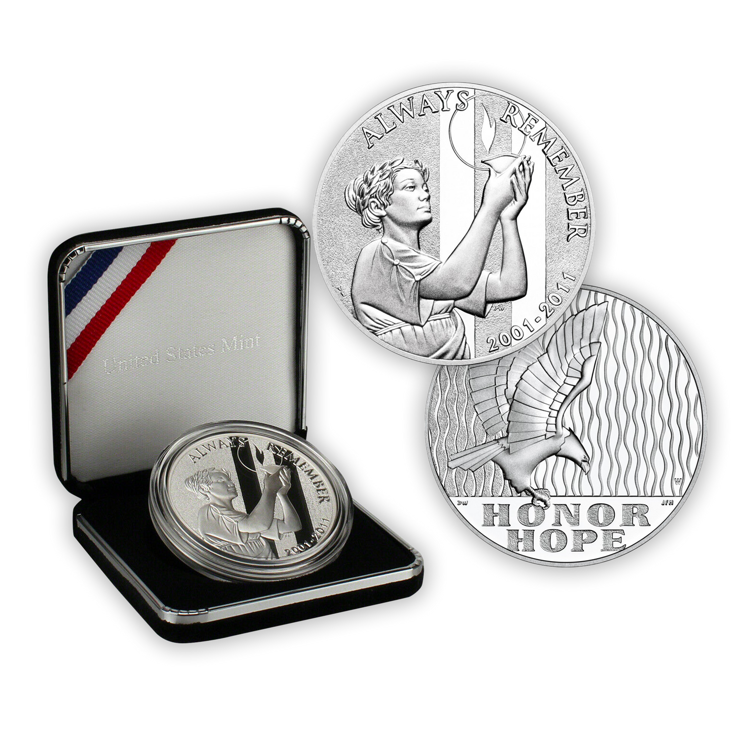 2011-W 9/11 National Medal Proof - Original Government Packaging