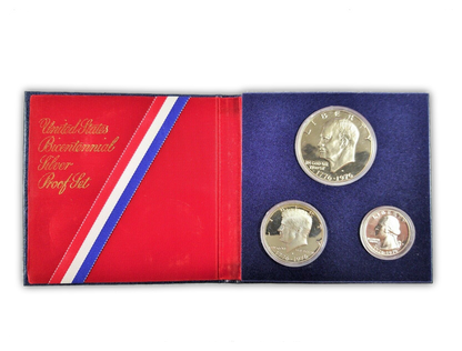 1976 US Proof & Mint Bicentennial Silver Set - Combo - Original Government Packaging