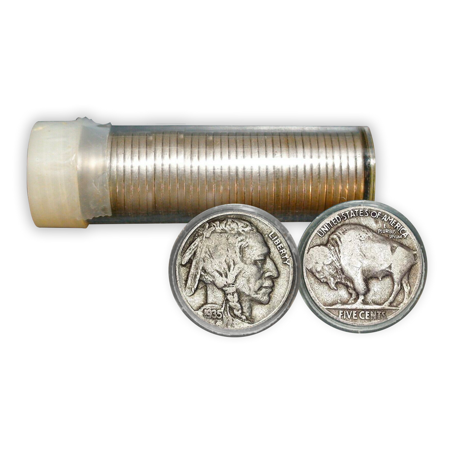 Vintage Buffalo Nickel - Circulated Roll of 40