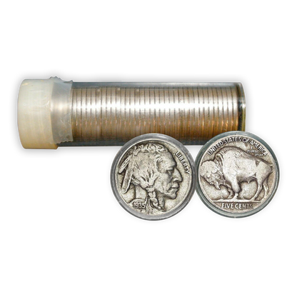 Vintage Buffalo Nickel - Circulated Roll of 40